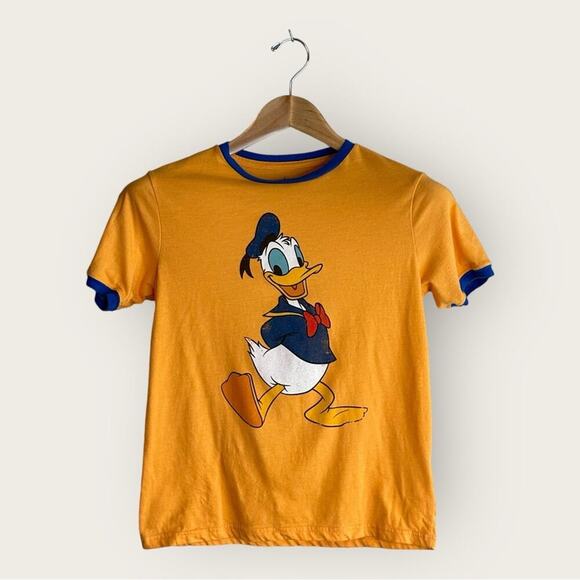 Disney Parks | Vintage Style Donald Duck Tee | Orange/Blue | Large - Picture 1 of 11